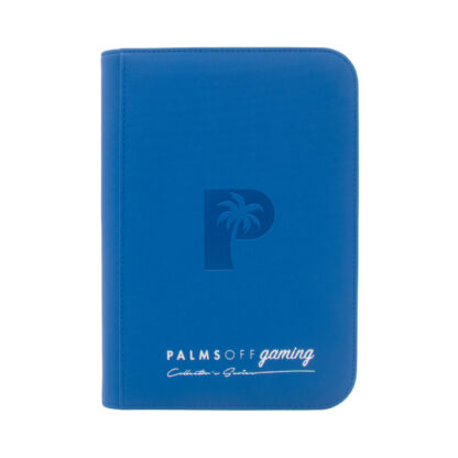 Collector’s Series 4 Pocket Zip Trading Card Binder – Blue