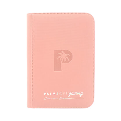 Collector’s Series 4 Pocket Zip Trading Card Binder – Pink