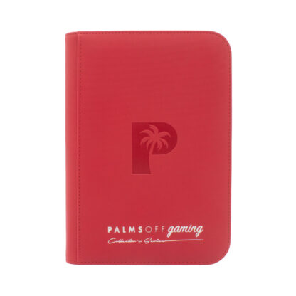 Collector’s Series 4 Pocket Zip Trading Card Binder – Red