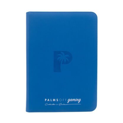 Palms Off Gaming Collector's Series Top Loader Zip Binder - Blue