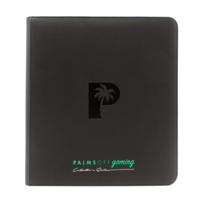 Palms Off Gaming Collector's Series 12 Pocket Zip Trading Card Binder - Black