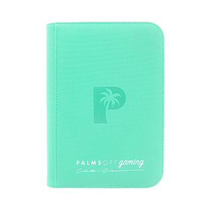 Collector’s Series 4 Pocket Zip Trading Card Binder – Turquoise