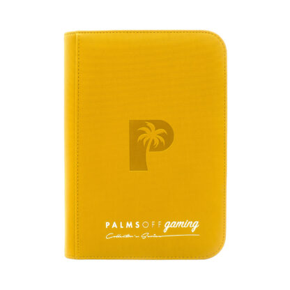 Collector’s Series 4 Pocket Zip Trading Card Binder – Yellow