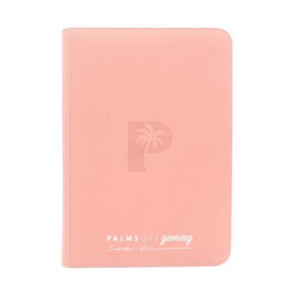 Palms Off Gaming Collector's Series 9 Pocket Zip Trading Card Binder - Pink