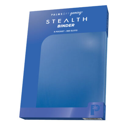 Palms Off Gaming STEALTH 9 Pocket Zip Trading Card Binder - Blue