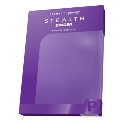 Palms Off Gaming STEALTH 9 Pocket Zip Trading Card Binder - Purple