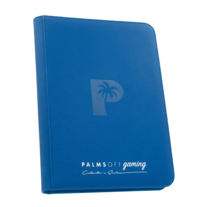 Palms Off Gaming Collector's Series Top Loader Zip Binder - Blue - Image 2