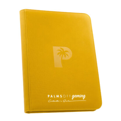 Palms Off Gaming Collector's Series Top Loader Zip Binder - Yellow - Image 2