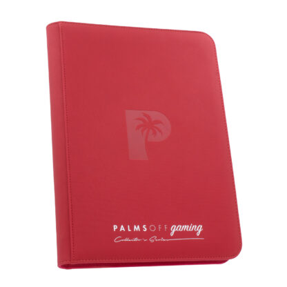 Palms Off Gaming Collector's Series Top Loader Zip Binder - Red - Image 2