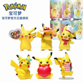 Pokemon Days Pikachu Tin Can Display Figure Blind Box Chinese Sealed